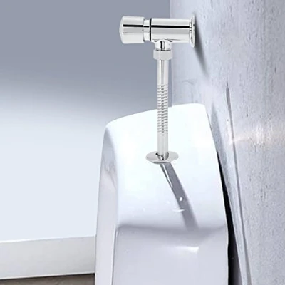 Immagine di Valvole a Filo WC in Lega Zinco, Resistente Esposta Manuale Flowise Pressatura Mano Strumento Lucidato Cromato per Casa Bagno Albergo
