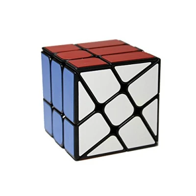 Immagine di OJIN YONGJUN YJ Windmill V2 3x3 Cube Wheel Fenghuolun 3x3x3 Twisty Puzzle Smooth Rompicapo Toys (Nero)