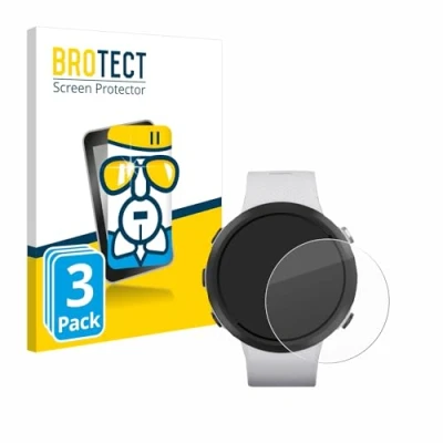Immagine di brotect Pellicola Protettiva Vetro per Garmin Swim 2 Protezione Schermo (3 Pezzi) [Durezza Estrema 9H, Chiaro]