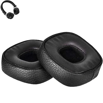 Immagine di Major III Cuscinetti auricolari di ricambio, compatibili con cuffie Bluetooth On Ear Marshall 3 Wired/Wireless (nero)