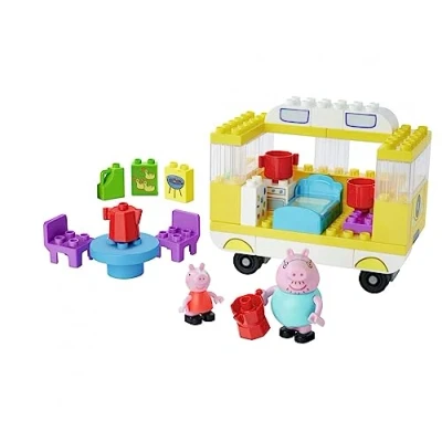 Immagine di BIG Bloxx Peppa Pig Camper Set di 52 pezzi per bambini dai 18 mesi in su