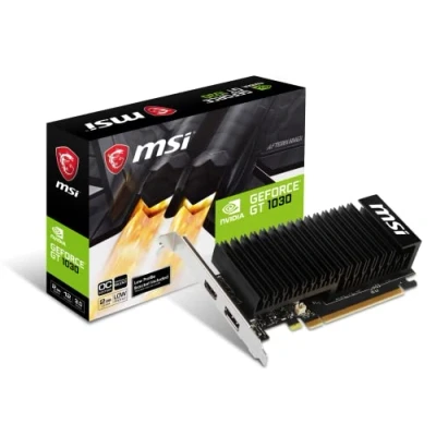 Immagine di MSI GeForce GT 1030 2GHD4 LP OC Scheda grafica 2GB GDDR4, 1189 MHz, PCI Express 3.0 x16, 64 bit, DP, HDMI