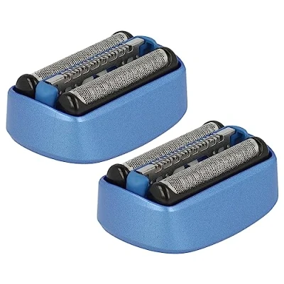 Immagine di vhbw 2x testina di ricambio compatibile con Braun CoolTec CT2CC, CT2S, CT3CC, CT4CC rasoio elettrico