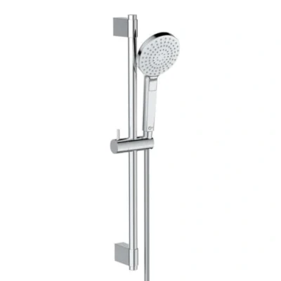 Immagine di Ideal Standard B2233AA Idealrain EVO Round asta doccia con doccetta a 3 funzioni, murale da 600 mm, cromato