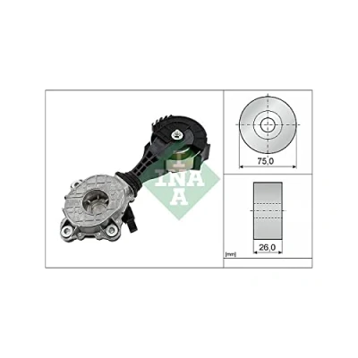 Immagine di INA 534 0426 10 Braccio tenditore, Cinghia Poly V MINI: Countryman, Clubman, Hatchback, CITROËN: C4 Coupe, C3 Picasso, DS4 Hatchback
