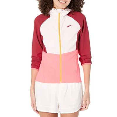 Immagine di Brooks Canopy Jacket Giacca da running, Donna, Taglia: 32/34, Razzmatazz quartz hyper pink