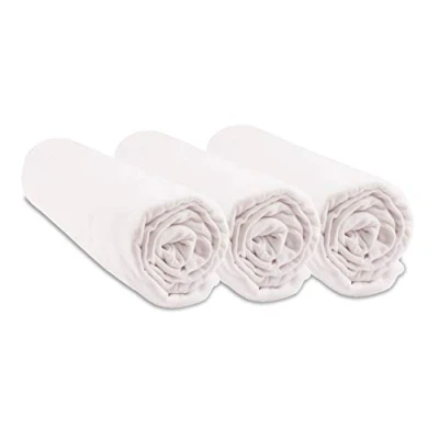 Immagine di Easy Dort Coprimaterasso in cotone biologico per culla, 32 x 72 cm, colore: Bianco