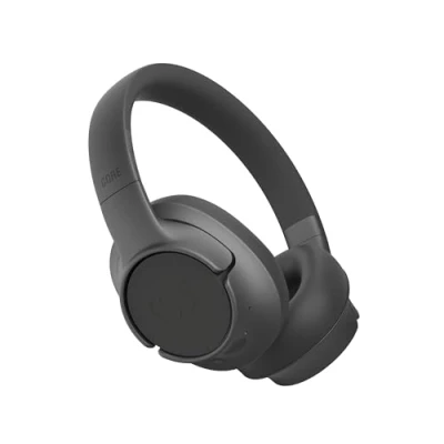 Immagine di Fresh &#039;n Rebel Clam Core Cuffie Bluetooth Over Ear con Microfono ENC (chiamate perfette), Controllo del volume e tasti play/pause, 45 ore di Riproduzione, Senza Fili (Nero)