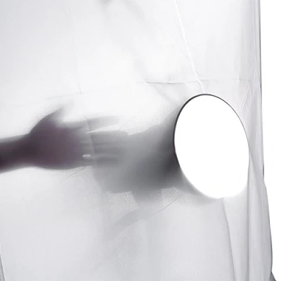 Immagine di Neewer Tessuto di diffusione senza cuciture bianco in poliestere per softbox, tenda leggera e modificatore illuminazione fai da te, 6 x 1,5 m, m