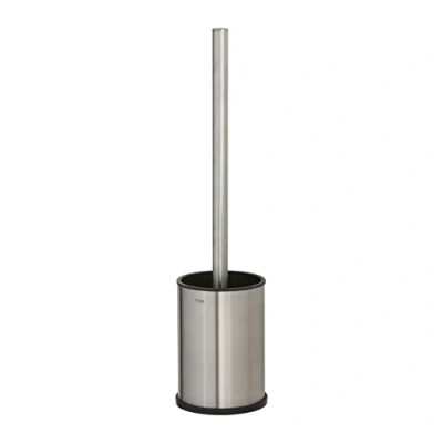 Immagine di Tiger Colar Scopino e Portascopino da WC Indipendente, Acciaio (Inox Spazzolato), 9.3 x 38.4 cm