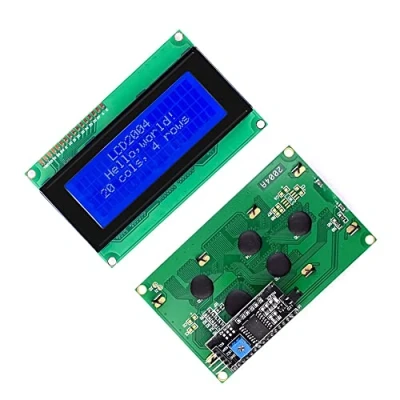 Immagine di iHaospace LCD2004 I2C IIC 2004 20x4 LCD Blue Screen Serial Modulo per Arduino Character LCD/w / Interface Adapter Modul