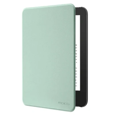 Immagine di MoKo Custodia Compatibile con 6 Pollici Nuovo Kindle 11a Generazione 2024/2022, Cover Leggera Auto Sveglia/Sonno per 2024/2022 Gen e Reader, Verde Agave