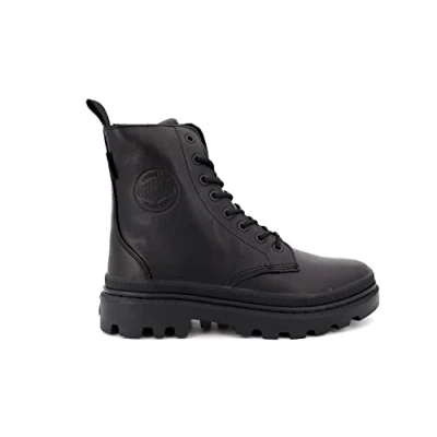 Immagine di Palladium Pallatrooper OFF LTH Stivaletti con plateau, Taglia: 38, Black/black Pelle