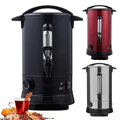 Immagine di Arebos Pentola Bollitore 20 L 1650 W Dispenser Acqua Calda Vin Brulè Caffè Tè Distributore Elettrico Bevande Calde con Rubinetto Temperatura Impostabile 30 110 C