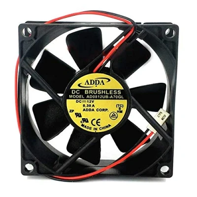 Immagine di N / A Cooling Fan ADDA AD0812UB A70GL,Server Cooler A70GL 12V 0.30A, Chassis Inverter for 80 * 25mm