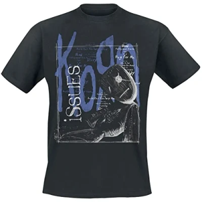 Immagine di KORN Issues Tracklist in a Box Uomo T Shirt Nero XL 100% Cotone Regular