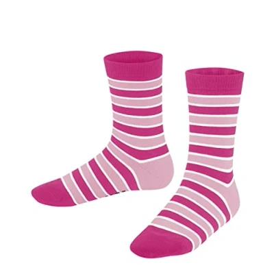 Immagine di Falke Simple Stripes WITH Pattern Calze per bambini, Taglia: 32.5, Pink