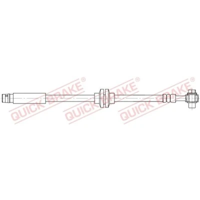 Immagine di QUICK BRAKE 50.203X Tubi Freno 397mm M10x1 con filettatura interna, esterna