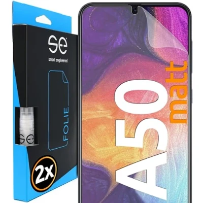 Immagine di smart engineered 3D Pellicola opaca di protezione dello schermo per Samsung Galaxy A50 antiriflesso [2 pezzi Opaco, Case friendly, Protettiva TPU