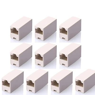 Immagine di SIENOC 10Pack Connettore Cavo di Rete Cat5 8P8C Rj45 Modulo Prolunga Ethernet Femmina Accoppiatore LAN per Estendere i Cavi