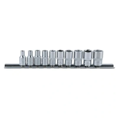 Immagine di KS Tools 917.0620 1/4&quot; Serie di bussole esagonali, 10 pz, 4 13mm