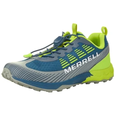 Immagine di Merrell Agility Peak, Scarpe da Ginnastica Unisex Bambini e Ragazzi, Navy Hi/Viz, 30 EU