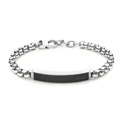 Immagine di Fossil Bracciale Da Uomo, Lunghezza Interna: 180 mm 195 In Acciaio Inossidabile Argento, JF03439040
