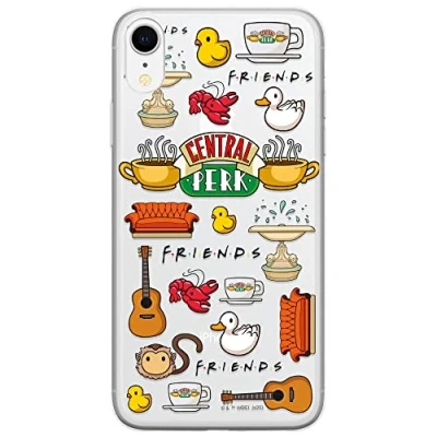Immagine di ERT GROUP custodia protettiva originale e ufficiale, con licenza ufficiale degli amici della serie TV per iPhone XR, in plastica TPU silicone proteggere da urti graffi