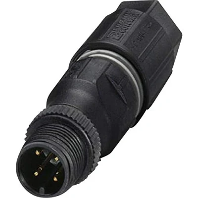 Immagine di Phoenix Contact 1641769 Connettore non confezionato per sensore o attuatore M12 Spina dritta Numero di poli: 4 1 pz.
