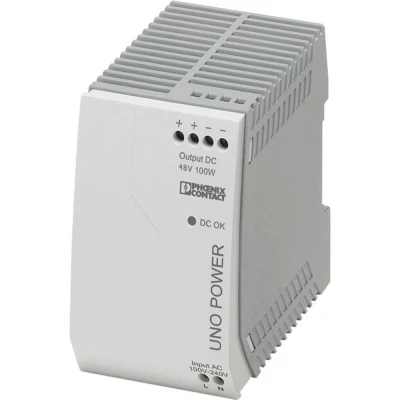 Immagine di Phoenix Contact UNO PS/1AC/48DC/100W Alimentatore per guida DIN 48 V/DC 2.1 A 100 W Num. uscite:1 x Contenuto 1 pz.