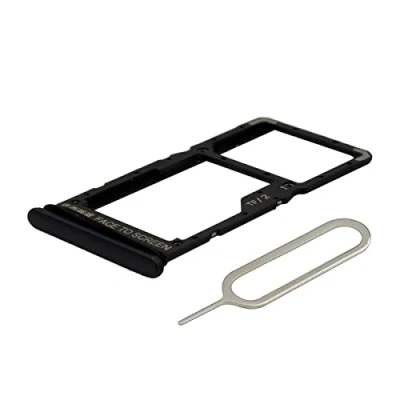 Immagine di MMOBIEL Doppio Vassoio Carta SIM Compatibile con Redmi Note 10 5G / 10T 6.5 inch Porta Scheda incl Il Pin della Nero