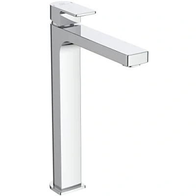 Immagine di Ideal Standard A7114AA Edge Miscelatore monocomando da appoggio, senza asta di comando e scarico piletta, cromo
