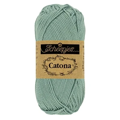 Immagine di Scheepjes 528 Argento Blu Catona Filato 1x50g