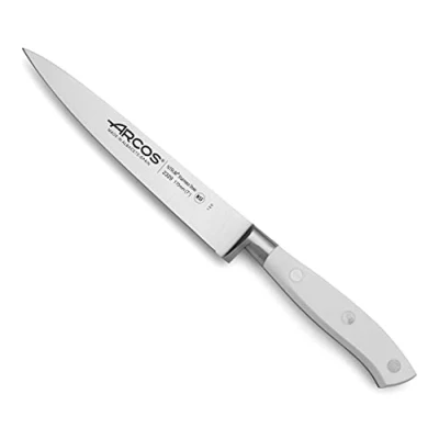 Immagine di Arcos Series Riviera Blanc Coltello da Pesca Lama Nitrum Forgiato in Acciaio Inox 180 mm Manico Poliossimetilene (Pom) Colore Bianco