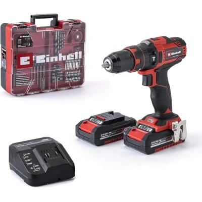 Immagine di Einhell TE CD 18/40 Li i +64 (2x2,0Ah) 2 rapporti Trapano avvitatore a percussione batteria incl. seconda batteria, caricabatterie, valigia