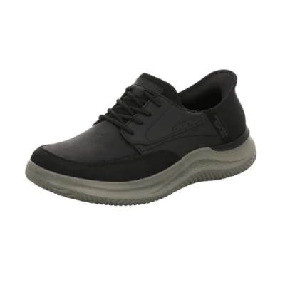Immagine di Skechers USA Men&#039;s Hasting, Scarpe da Ginnastica Uomo, Nero, 42.5 EU