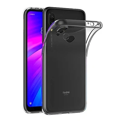 Immagine di AICEK Cover Xiaomi Redmi 7, 7 Silicone Case Molle di TPU Trasparente Sottile Custodia per (6.26 Pollici)