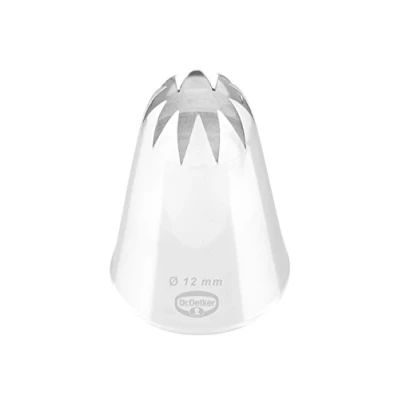 Immagine di Dr. Oetker 3518 tuellen Manufaktur Stella Tuelle Chiusa 12 mm in Acciaio Inox, Colore Argento, 5 X 3, cm