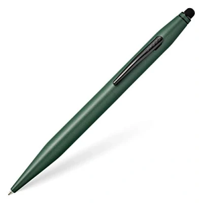 Immagine di CROSS Tech 2 Penna a sfera (colore inchiostro: nero, con pennino incluso, confezione regalo), colore: Verde scuro