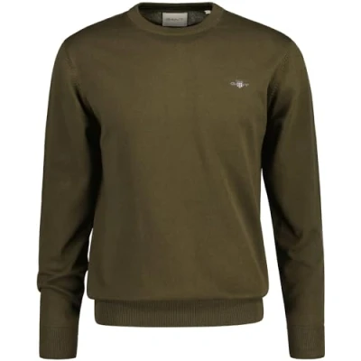 Immagine di GANT Classic C NECK Felpa, Uomo, Taglia: XL, Juniper green