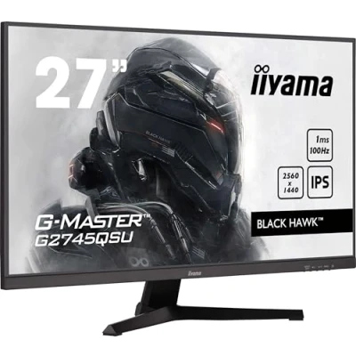 Immagine di Iiyama G Master Black Hawk G2745QSU B2 Monitor da gioco ERP E (A G) 68.6 cm (27 pollici) 2560 x 1440 Pixel 16:9 1 ms HDMI ™, DisplayPort, Cuffie (jack 3,5