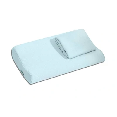 Immagine di bonmedico Cuscino Cervicale per Bambini Guanciale Letto Morbido Ortopedico Ergonomico Imbottitura in Memory Foam Con Federa Lavabile Cotone