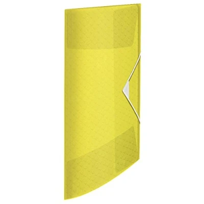 Immagine di ESSELTE Colour&#039;Ice Cartella a 3 lembi con elastico A4 PPL Giallo 626220