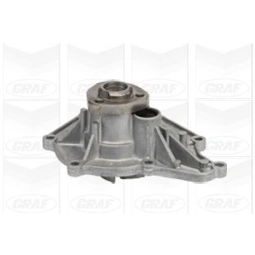 Immagine di GRAF PA979 Pompa acqua con guarnizione meccanico Lamiera d&#039;acciaio per trasmissione cinghia Poly V AUDI: Q5, A6 C7 Avant, A4 B8 Avant