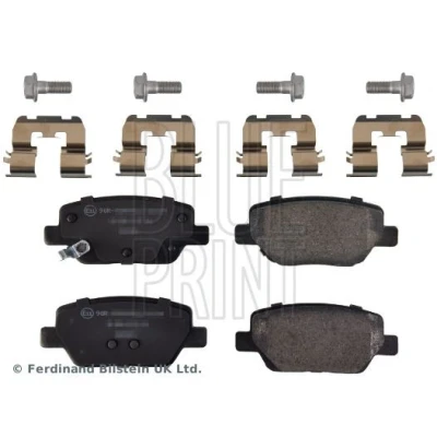 Immagine di BLUE PRINT ADBP420038 Kit pastiglie freno Assale posteriore con segnalatore acustico usura materiale di fissaggio FIAT: Tipo Station Wagon