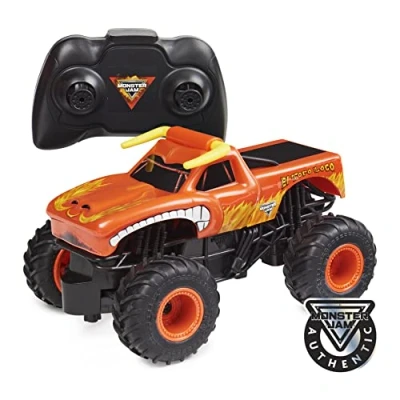Immagine di Monster Jam Mostro Official El Toro Loco Telecomando Truck, Scala 1:24, 2,4 GHz, per Bambini dai 4 Anni in su, Multicolore, 6060517