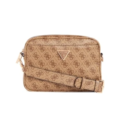 Immagine di Guess Meridian Borsa a tracolla, Donna, Taglia: One Size, Latte logo