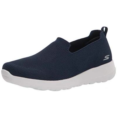 Immagine di Skechers Go Walk Joy Sensational Day, Scarpe da Ginnastica Donna, Blu Navy/Bianco, 38.5 EU Larga