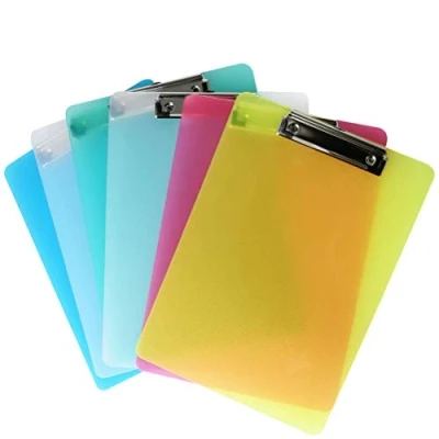 Immagine di LATERN 6 Pz Appunti Trasparenti In Plastica, A4 5 Colori Porta Carta Promemoria Modulo Per Documenti Lavagna Scuola Azienda Affari Ufficio Ospedale Ristorante