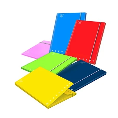 Immagine di Pigna 02137333L Cartelle 3 Lembi A4 con Elastico Dorso, Colori assortiti, 1 pezzo